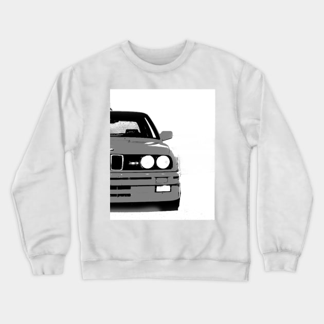 BMW M3 E30 Crewneck Sweatshirt by masboyyy